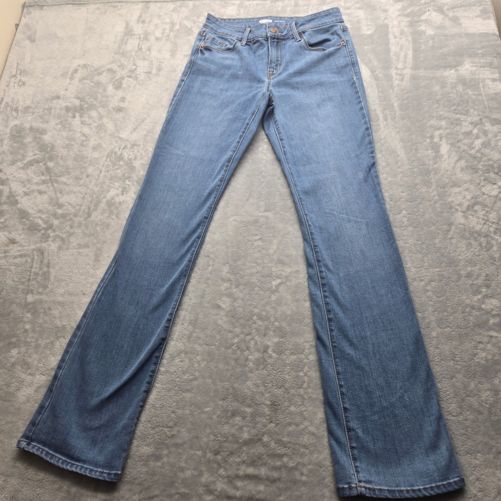 Old Navy Kicker Boot-Cut Jeans Womens Size‎ 4 Long 28x32 Medium Wash Denim